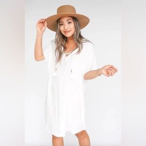 BOBI NWT LACE FRONT DRESS